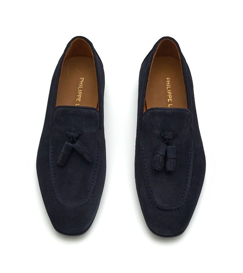 Philippe Lang - 7177170C Navy Suede Philippe Lang - 7177170C Navy Suede
